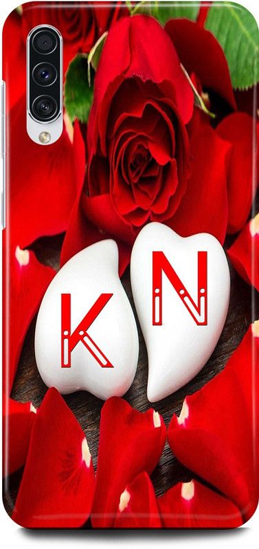 JUGGA Back Cover for Honor 9x Pro, K LOVES N NAME,K NAME, N LETTER, ALPHABET,K LOVE N NAME  (Red, Hard Case, Pack of: 1)