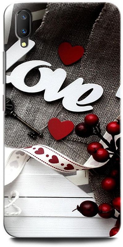 INTELLIZE Back Cover for Vivo V11 Pro 1804 LOVE, HEART, ROSE, FOREVER LOVE  (Multicolor, Hard Case, Pack of: 1)