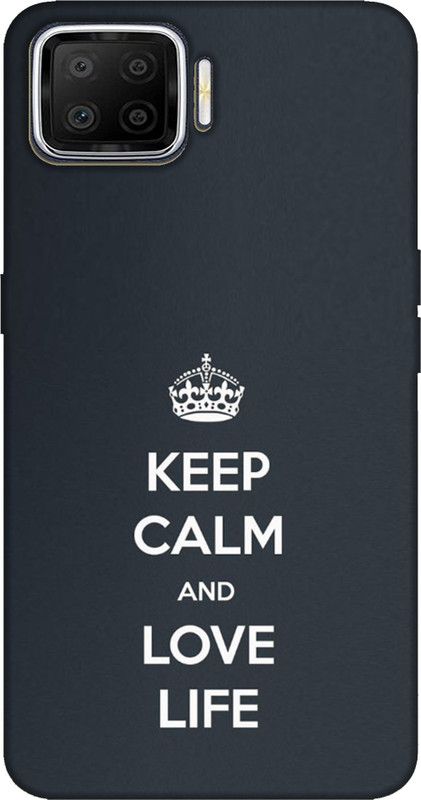LETAPS Back Cover for Oppo F17  (Grey, White, Hard Case)