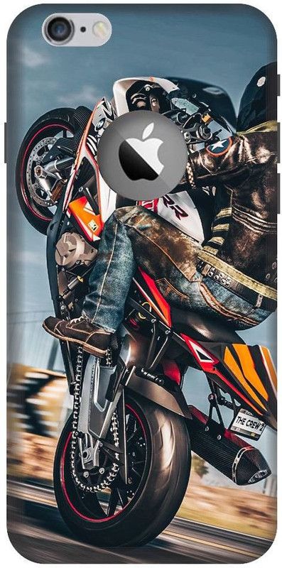 BYXIS Back Cover for iphone 6 cut Bike, Superbike, BMW, bmw, Stunt, Race  (Multicolor, Shock Proof, Pack of: 1)
