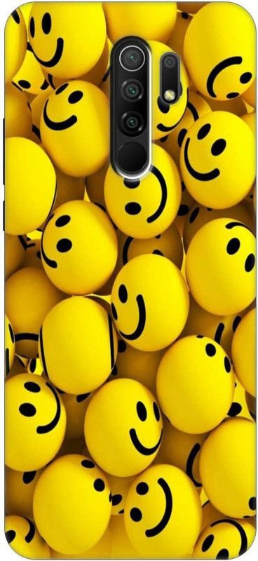 Mizlox Back Cover for Redmi 9 Prime  (Yellow, Grip Case, Silicon, Pack of: 1)