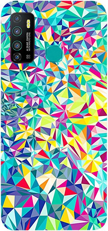METOO Back Cover for Infinix Hot 9, COLORFULL PATTERAN, Design back cover Print : 502  (Multicolor, Dual Protection, Silicon, Pack of: 1)
