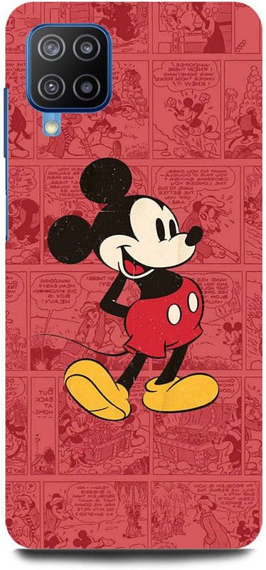 FUGGA Back Cover for SAMSUNG Galaxy F12, MICKEY, MOUSE, ART, CARTOON, TEDDY, DOLL  (Multicolor, Hard Case, Pack of: 1)