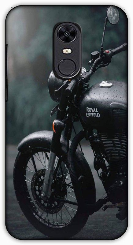 artocus Back Cover for Redmi Note 5, Redmi Note 5 Bullet, bike, royalenfield Printed Back Cover  (Multicolor, Pack of: 1)