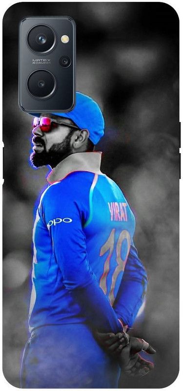 Zaplab Back Cover for OPPO K10, CPH2373 virat kohli best cricketer,kohli fan Printed Back Cover  (Multicolor, Hard Case, Pack of: 1)