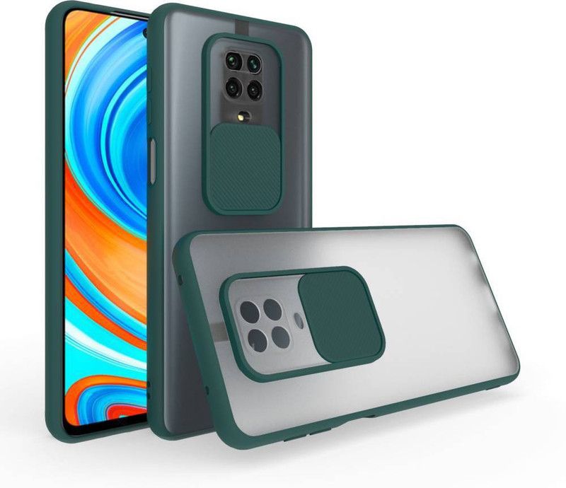 AOnes Back Cover for Xiaomi Redmi Note 9 Pro  (Green, Cases with Holder, Pack of: 1)