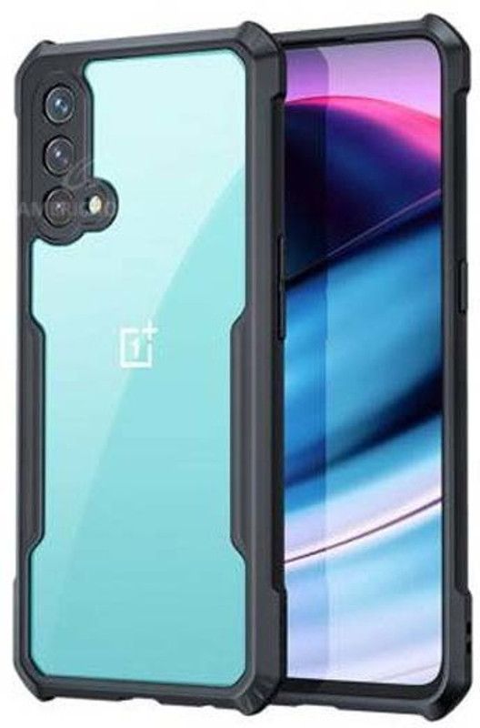 AUTOCASE Back Cover for OnePlus Nord CE 5G, OnePlus Nord CE (5G) (Black, Transparent, Shock Proof)  (Gold, Dual Protection, Pack of: 1)