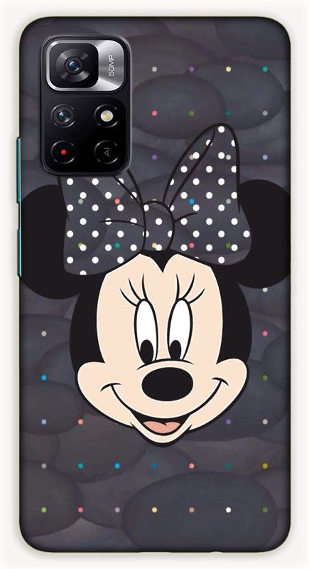iprinto Back Cover for Mi Redmi Note 11T 5G, Poco M4 Pro 5G mickey mouse Back Cover  (Grey, Hard Case)