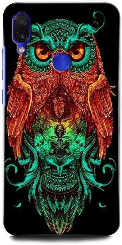 INTELLIZE Back Cover for Redmi Y3 M1810F6I OWL, TRIPPY, WORLD, EYE, USA, ILLUMINATI, MASONICO, OWL  (Multicolor, Hard Case, Pack of: 1)