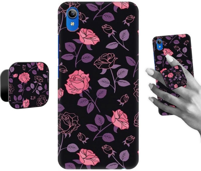 COBIERTAS Back Cover for Vivo Y1s  (Multicolor, Cases with Holder)