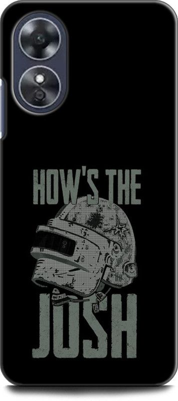 WallCraft Back Cover for OPPO A17, CPH2477 HOWS THE JOSH, MOTIVATIONAL, QUOTES, POSITIVE  (Multicolor, Dual Protection, Pack of: 1)