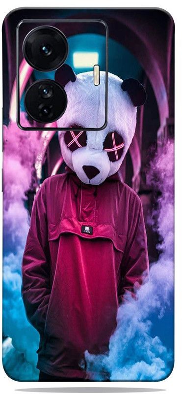 Mclaxa Super Panda Mobile Back Skin, Super Panda, IQOO Z6 PRO 5G Mobile Skin  (Super Panda Skin With Super Matte Finish)