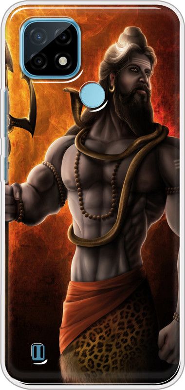 Cooltrend Back Cover for Realme C21  (Multicolor, Grip Case, Silicon, Pack of: 1)