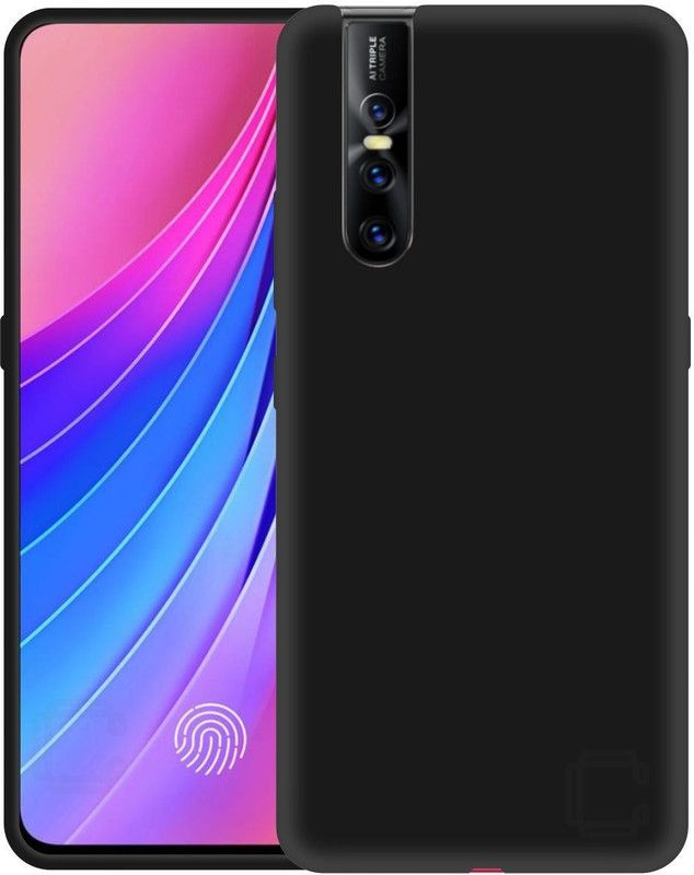 CASE CREATION Back Cover for VivoY15 Pro 2018  (Black, Waterproof, Pack of: 1)