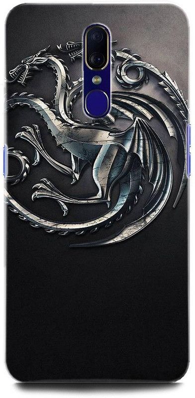 ORBIQE Back Cover for OPPO F11 CPH1911 GAMEOFTHRONES, STARK, WINTER, WINTER IS COMING  (Multicolor, Hard Case, Pack of: 1)
