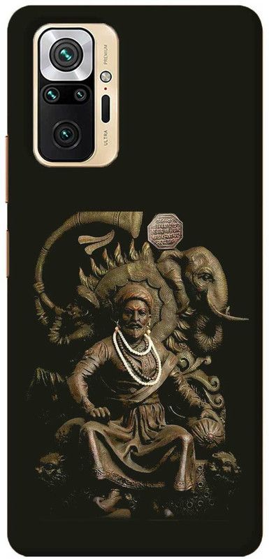 NDCOM Back Cover for Redmi Note 10 Pro Shivaji Maharaj Art Printed  (Multicolor, Hard Case, Pack of: 1)