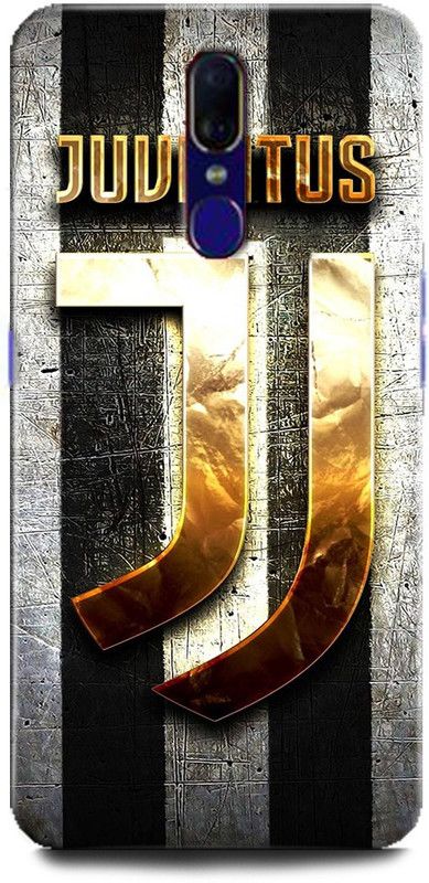 BARMANS Back Cover for Oppo F11 / Juventus, football club, rm, ronaldp, juventus logo, gold  (Multicolor, Shock Proof, Pack of: 1)