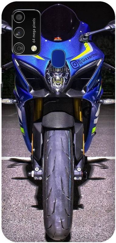 UMPRINT Back Cover for Samsung Galaxy F41 Biker Bike Racing Printed Back Cover  (Multicolor, Hard Case, Pack of: 1)