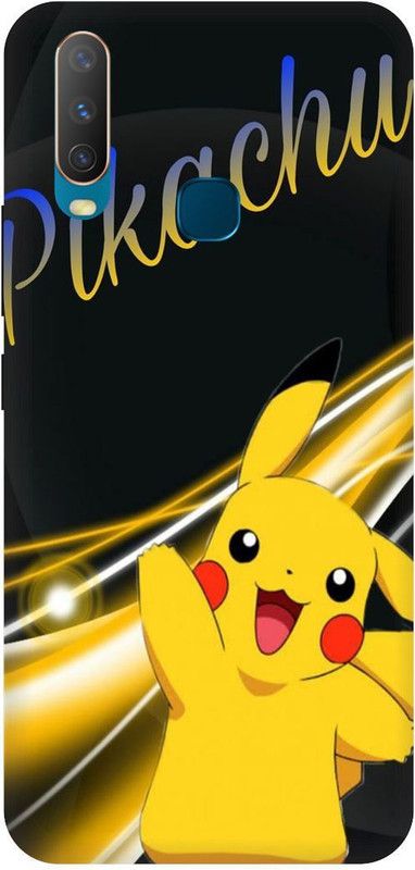 Zaplab Back Cover for Vivo Y17, 1902, Pikachu Printed  (Multicolor, Hard Case, Pack of: 1)