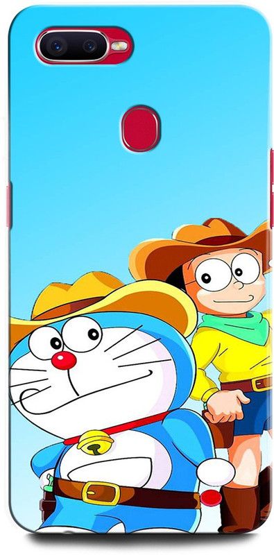 ORBIQE Back Cover for OPPO F9 CPH1881 DORAEMON, NOBITA, CARTOON, FUNNY, CUTE, DORAEMON, DOREMON  (Multicolor, Hard Case, Pack of: 1)