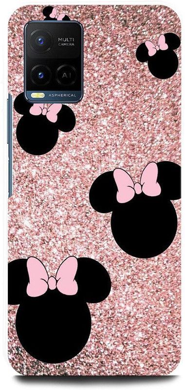 Dimora Back Cover for vivo Y21T, MICKEYMICKEY MOUSE ARTCARTOON TEDDY DOLL  (Multicolor, Hard Case, Pack of: 1)