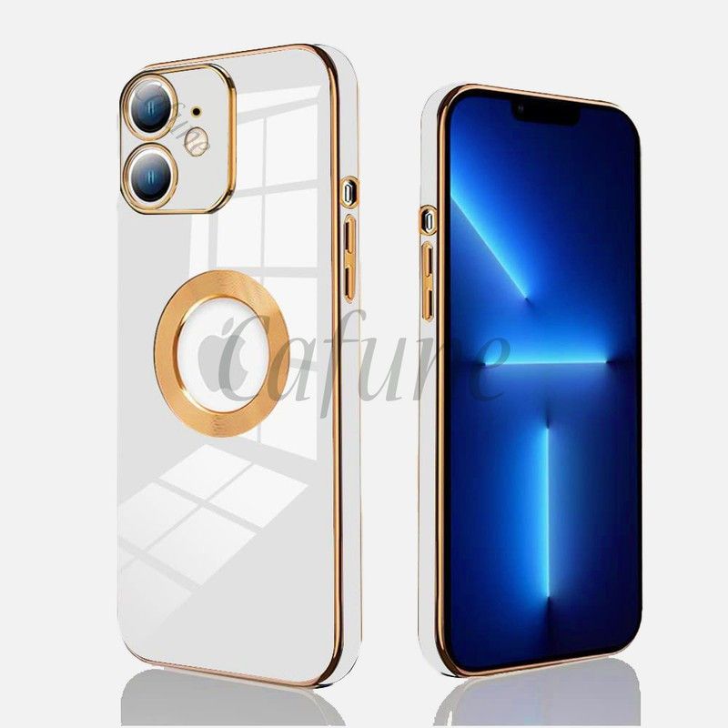Cafune Back Cover for Apple iPhone 11  (White, Ring Case, Pack of: 1)