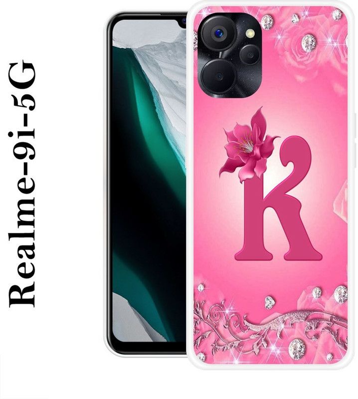 INDIALAND Back Cover for Realme 9i 5G  (Pink, Grip Case, Silicon)