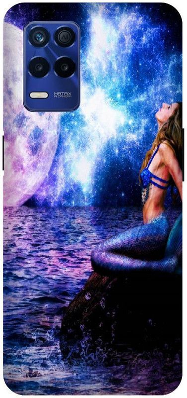 Bluvver Back Cover for Realme 8s 5G , RMX3381, Printed Girl Back Cover  (Multicolor, Hard Case, Pack of: 1)