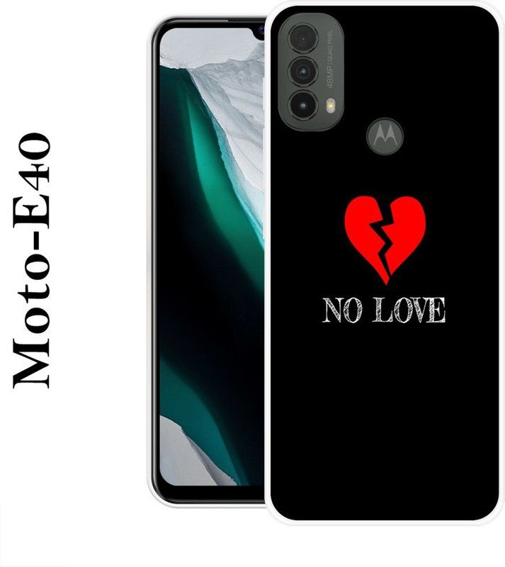 KLC Back Cover for Motorola Moto E40  (Multicolor, Silicon)