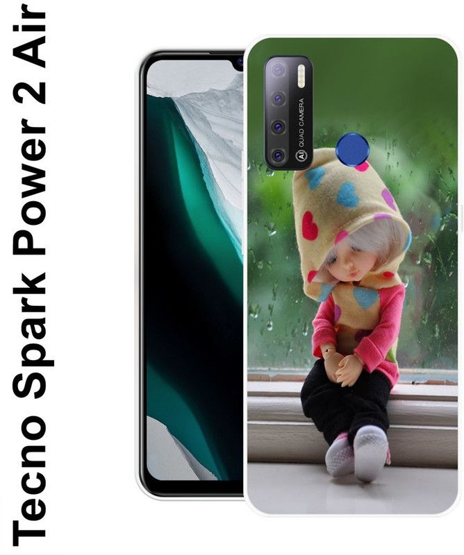 KUDI Back Cover for Tecno Spark Power 2 Air  (Multicolor, Grip Case, Silicon)