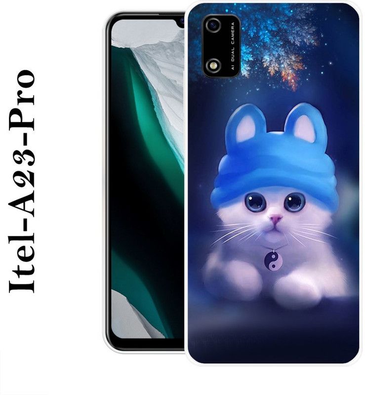 SUPERCASE Back Cover for Itel A23 Pro  (Multicolor, Silicon)