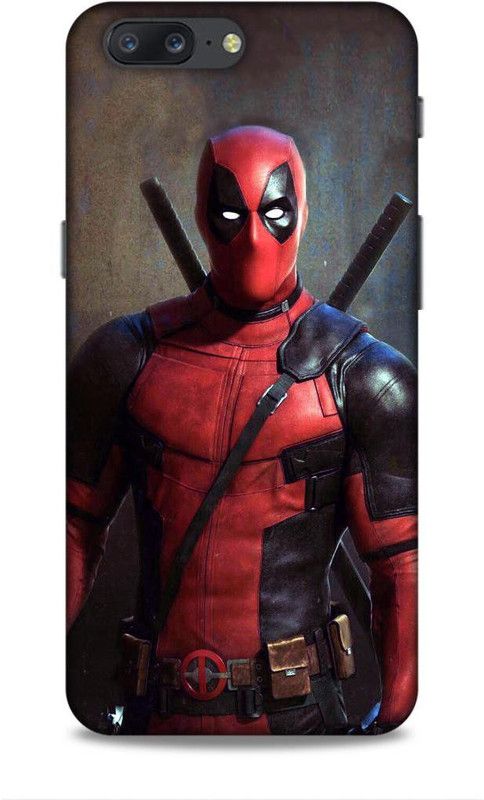 Trinetra Back Cover for OnePlus 5 (Printed / Deadpool / Marvel / Superhero)  (Multicolor, Hard Case, Pack of: 1)