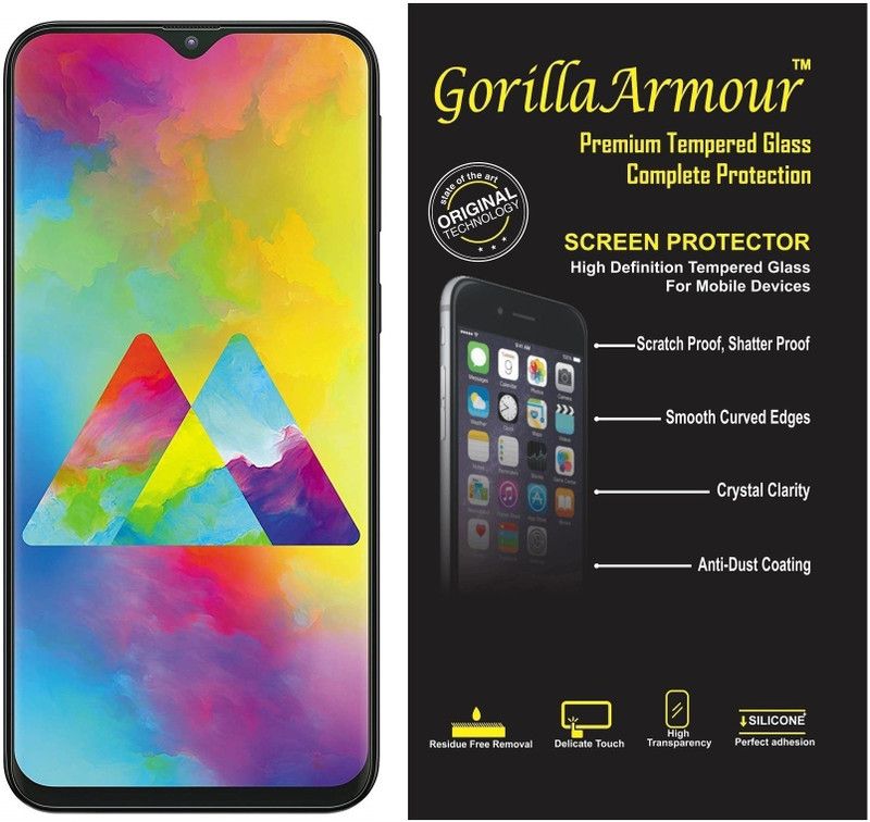 Gorilla Armour Impossible Screen Guard for Samsung Galaxy M20, Samsung Galaxy A10  (Pack of 1)