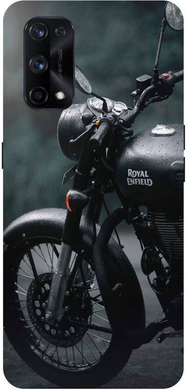 Bluvver Back Cover for Realme X7 Pro, RMX2121, Printed Royal Enfield,Bullet Bike Back Cover  (Multicolor, Hard Case, Pack of: 1)