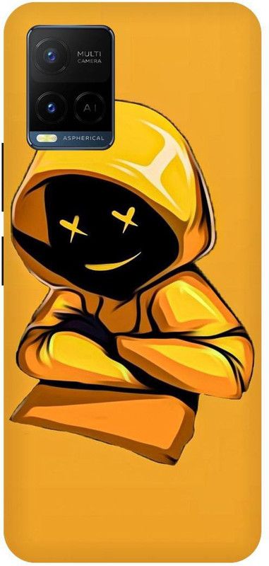 THE NARAYANA COLLECTIONS Back Cover for VIVO Y33t-V2146-HACKER,MARSHMELLO,SMILE,MASK,NINJA  (Multicolor, Hard Case, Pack of: 1)