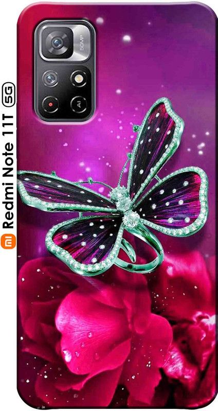 Rockerspot Back Cover for Redmi Note 11T 5G 2580  (Multicolor, Flexible, Silicon, Pack of: 1)