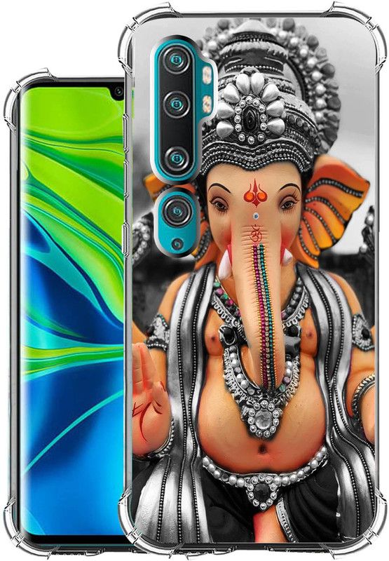 Flipkart SmartBuy Back Cover for Mi Note 10  (Multicolor, Shock Proof, Silicon, Pack of: 1)