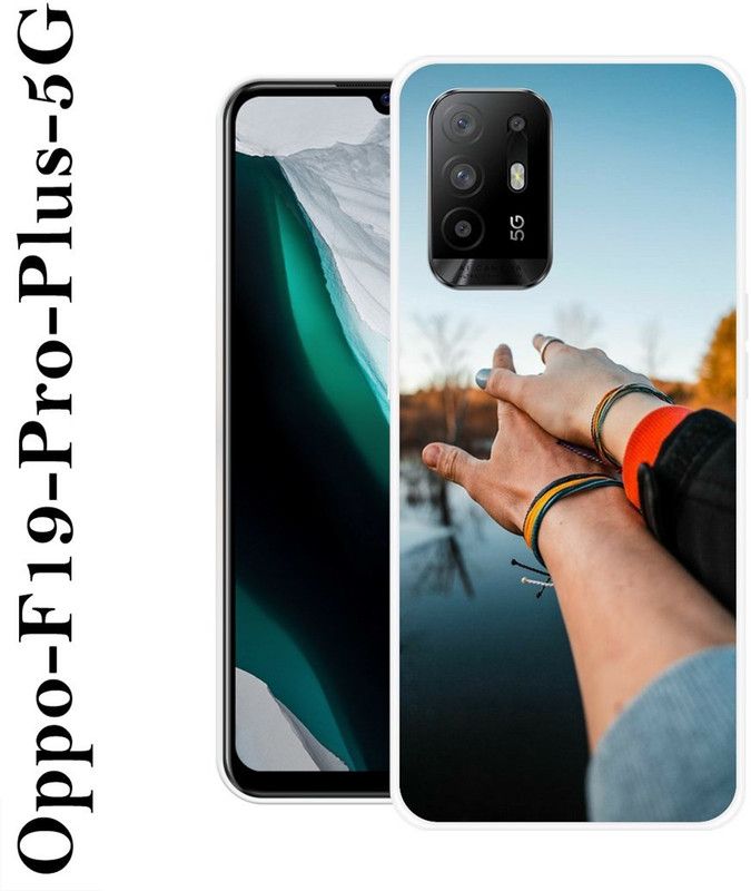 SHIVKUDI Back Cover for Oppo F19 Pro Plus 5G  (Multicolor, Grip Case, Silicon)