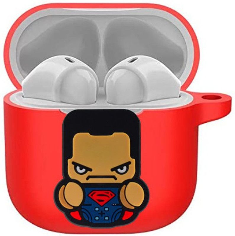 LATALI Silicone Pull String Headphone Case  (Superman)