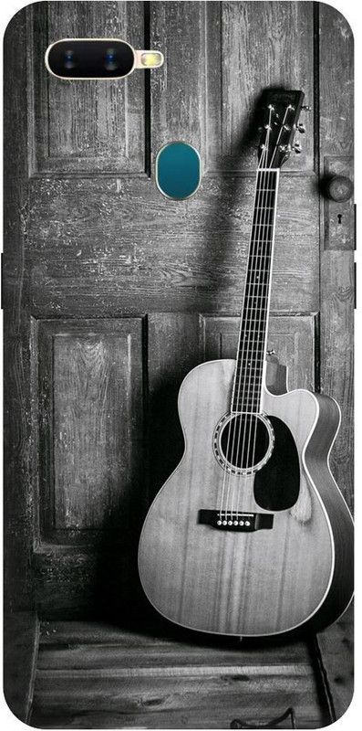 URCHIN Back Cover for Oppo A5 guitar, guitar love, cool, love, music, instuments, black and white  (Multicolor, Shock Proof, Pack of: 1)