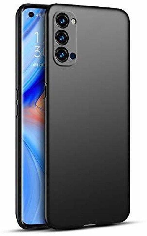 S-Softline Back Cover for Reno 5 Pro 5G  (Black, Flexible, Pack of: 1)