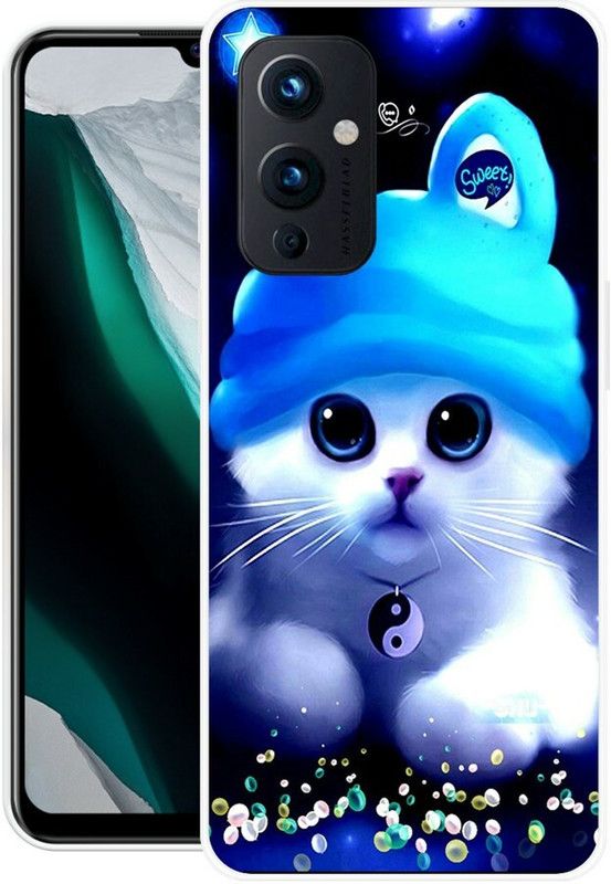 INDIALAND Back Cover for OnePlus 9  (Multicolor, Grip Case, Silicon)