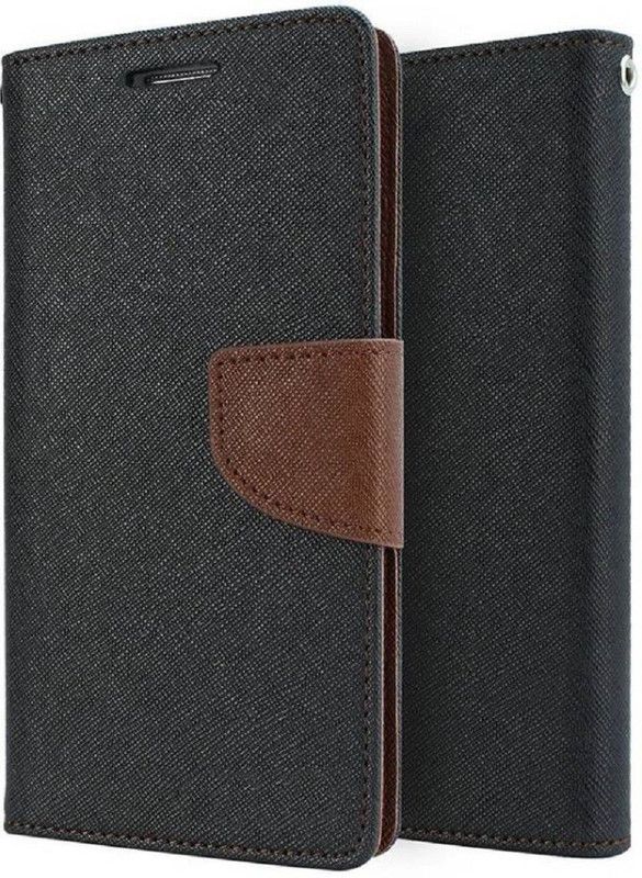 Sensational Flip Cover for Oppo A9  (Black, Brown, Pack of: 1)