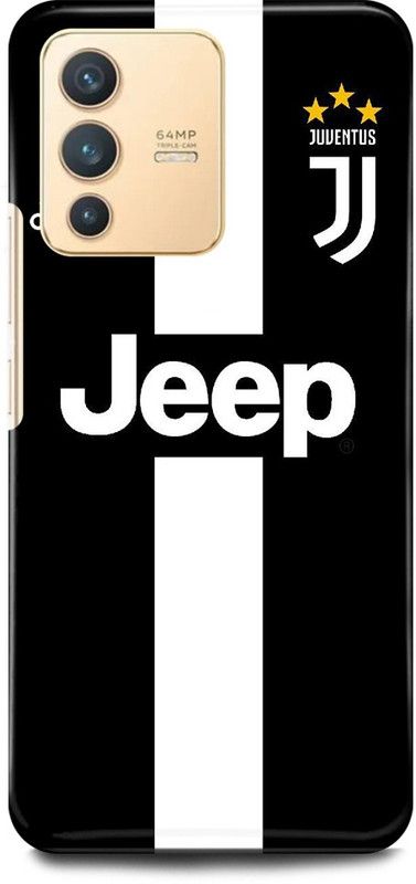 FIKORA Back Cover for Vivo V23 Pro 5G, V2132, JEEP, JERSY, DRESS, JUVENTUS  (Black, Hard Case, Pack of: 1)