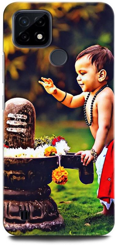 ORBIQE Back Cover for Realme C25Y RMX3265 SHIVJI, LORD SHIVA, MAHADEV, BHOLENATH  (Multicolor, Hard Case, Pack of: 1)