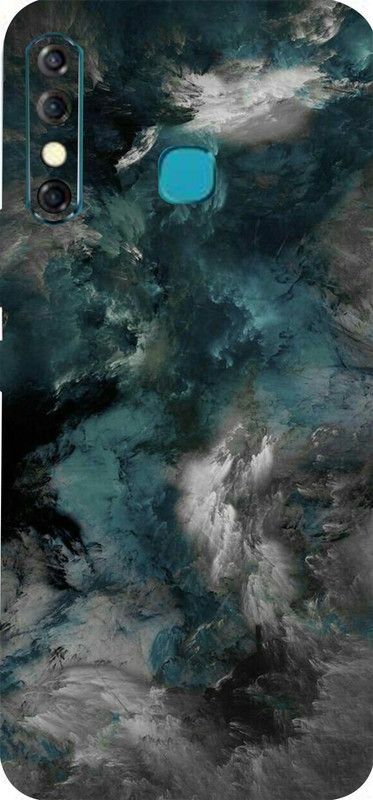BugguSkin Infinix Hot 8 Mobile Skin  (Ultra Super Dark Clouds Skin With High Mattte Finish.)