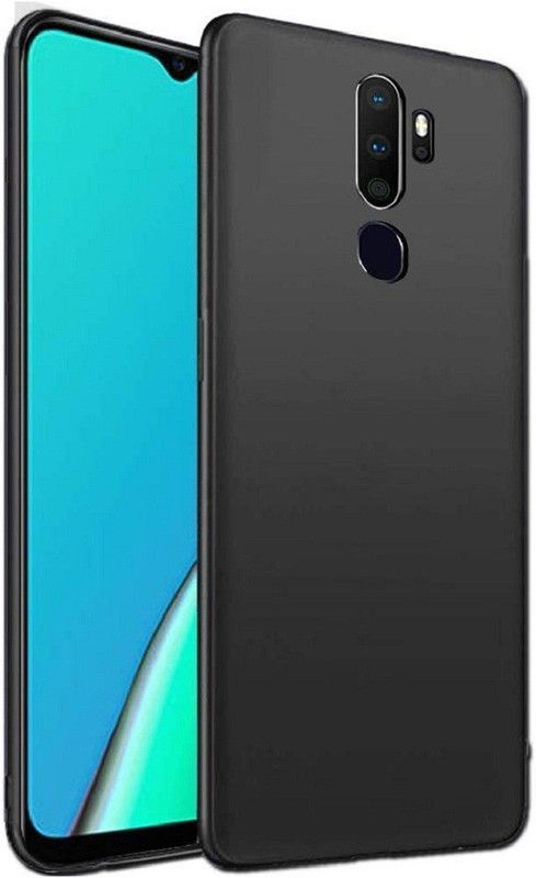 Power Back Cover for OPPO A9  (Black, Pack of: 1)