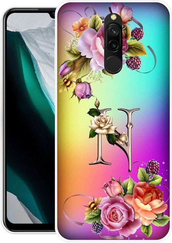 PINKZAP Back Cover for Redmi 8  (Multicolor, Grip Case, Silicon, Pack of: 1)