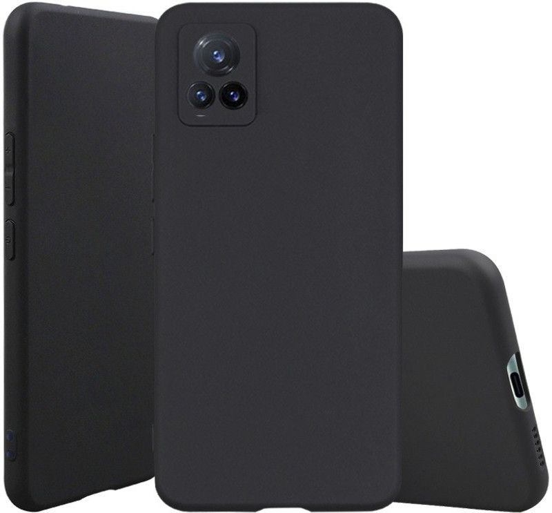 Casehub Back Cover for Vivo V20  (Black, Camera Bump Protector)