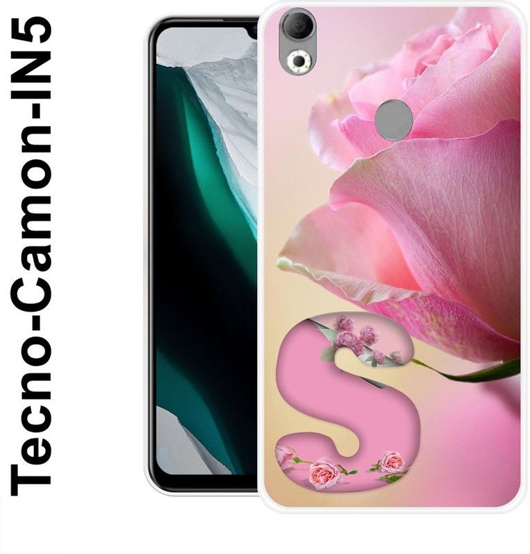 KLC Back Cover for Tecno Camon IN5  (Pink, Grip Case, Silicon)